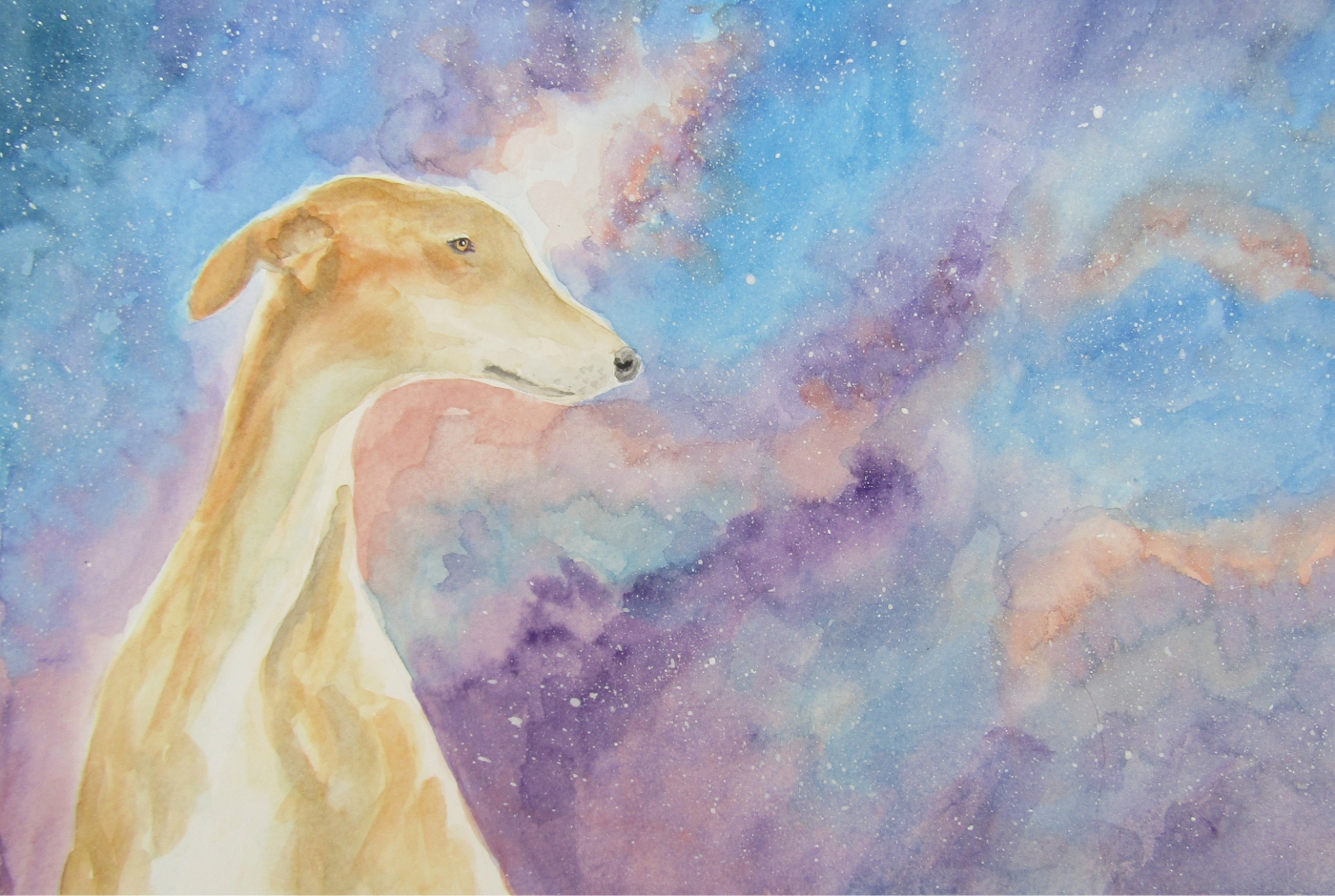 Dog Space Painting